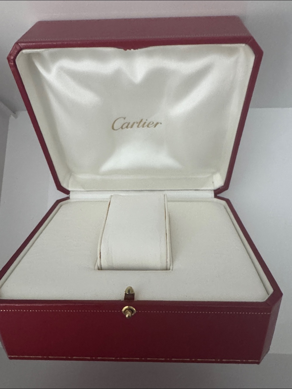 Authentic Cartier Pasha Watch Box W31031H3 Red Presentation Case with Outer Box